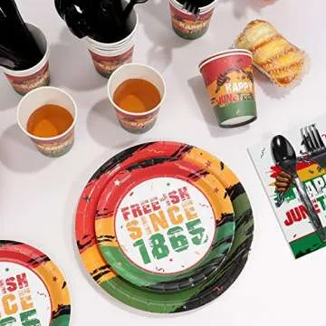 Celebrate with Juneteenth Party Supplies and Tableware