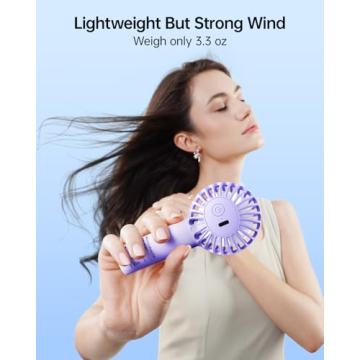 SWEETFULL Mini Portable Handheld Fan - Cool & Rechargeable