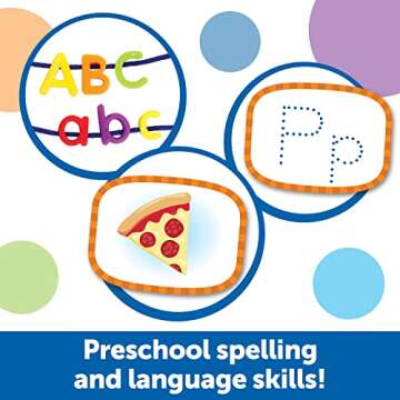 Learning Resources Skill Builders! Preschool Letters - 91 Pieces, Ages 3+ Toddler Learning Activitie...