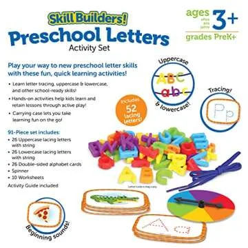 Skill Builders Preschool Letters - Fun Learning Set for Kids