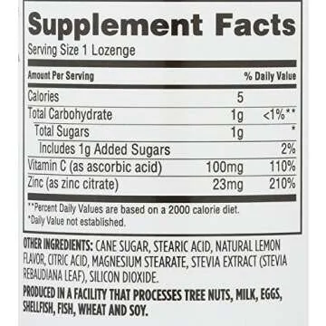 365 Everyday Value, Zinc Lozenge with Vitamin C, 90 ct