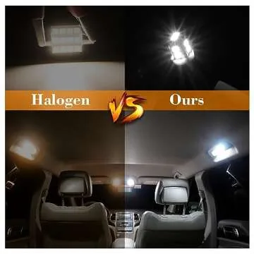 iFunyLED 24 Pieces Dome Light LED Car Interior Bulb Kit Set 194 T10 DE3175 578 31mm 42mm Bulbs Interior Replacement Lights for Car Map License Plate Door Side Marker Cornering Trunk Light - White