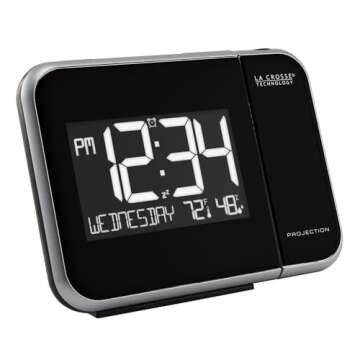 La Crosse Projection Alarm Clock with Humidity Monitor