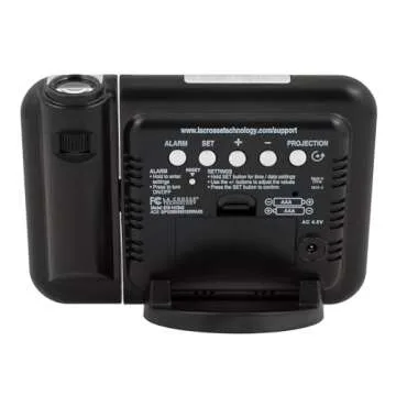 La Crosse Projection Alarm Clock with Humidity Monitor