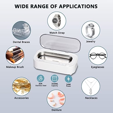 KOHE Sonic Jewelry Cleaner - Portable 48Khz Glass Care Machine