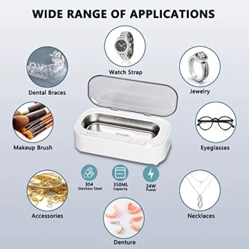 KOHE Sonic Jewelry Cleaner - Portable 48Khz Glass Care Machine