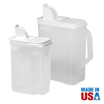 Buddeez 2 Count Pet Food Storage Containers BPA Free