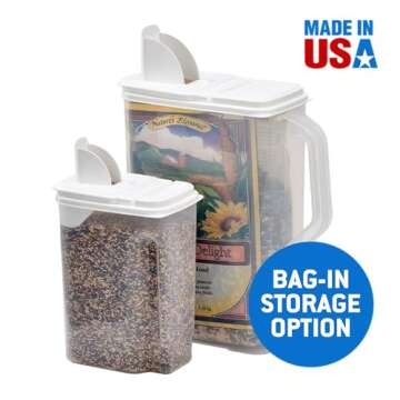 Buddeez 2 Count Pet Food Storage Containers BPA Free