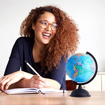 Juvale 8-inch Rotating Globe for Fun Learning Experiences