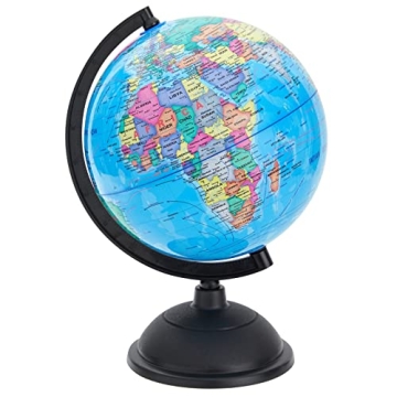 Juvale 8-inch Rotating Globe for Fun Learning Experiences