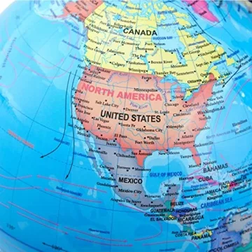 Juvale 8-inch Rotating Globe for Fun Learning Experiences