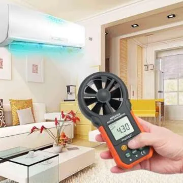 Proster Handheld Anemometer - Portable Digital Wind Meter