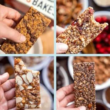 Taos Bakes - Variety Pack - Breakfast Bars - High Protein and High Fiber packed Granola Bars - Gluten Free & Non-GMO - Healthy Snacks for Adults & Kids – Trail Mix Bars - 12 Pack, 1.8oz ea
