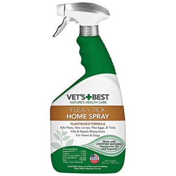 Vet's Best Flea and Tick Home Spray - Natural Flea Treatment - 32 oz