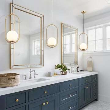 KCO Lighting Modern Globe Pendant Light Fixture