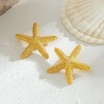 Stylish Conch Shell Stud Earrings for Trendy Women