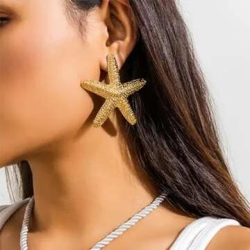 Stylish Conch Shell Stud Earrings for Trendy Women