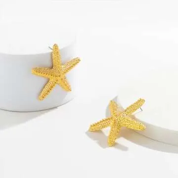 Stylish Conch Shell Stud Earrings for Trendy Women