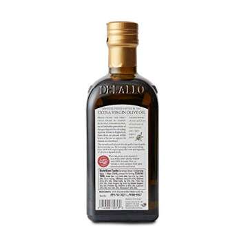 DeLallo Extra Virgin Olive Oil, 16.9 Ounce Bottle, 2 Pack, Made in Italy, First Cold Pressed, Bright Bold Flavor, For Salad Dressings, Marinades, and Dipping, Gourmet