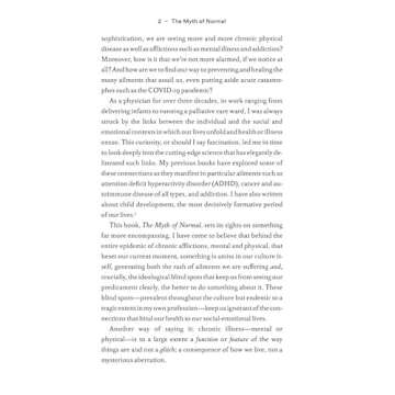 The Myth of Normal: Trauma, Illness, and Healing in a Toxic Culture