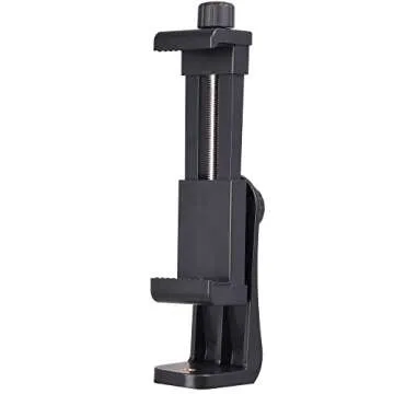 Ruittos Phone Tripod Mount Adapter with Smartphone Remote Controller, Phone Holder Clip Compatible with iPhone and Other Cell Phones