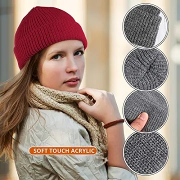 Geyoga 12 Trawler Beanies - Warm & Stylish Accessory Set