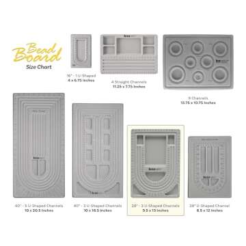 Quality Beadsmith Bead Board with Cover for Jewelry Design