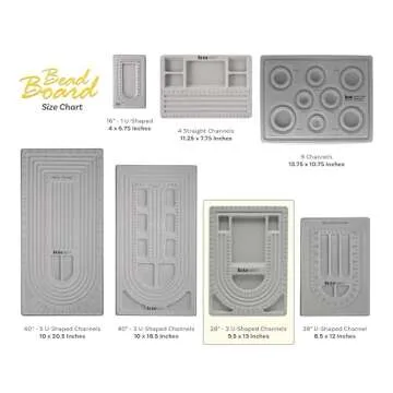 Quality Beadsmith Bead Board with Cover for Jewelry Design