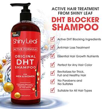 DHT Blocking Shampoo with Biotin for Healthy Hair Growth