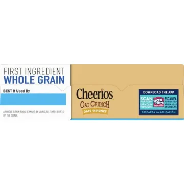 Cheerios Oat Crunch Oats & Honey Cereal, Family Size 24 oz