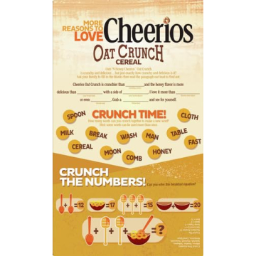 Cheerios Oat Crunch Oats & Honey Cereal, Family Size 24 oz