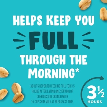 Cheerios Oat Crunch Oats & Honey Cereal, Family Size 24 oz