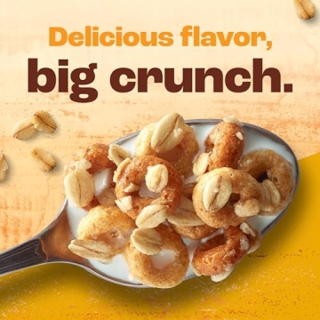 Cheerios Oat Crunch Oats & Honey Cereal, Family Size 24 oz