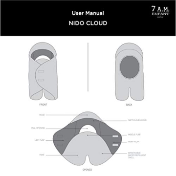 7AM Baby Car Seat Blanket Cozy Cover for Infants