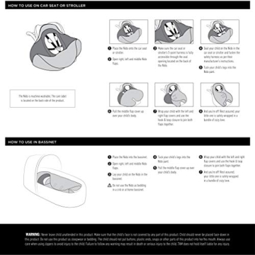 7AM Baby Car Seat Blanket Cozy Cover for Infants