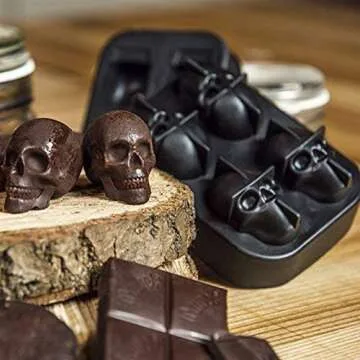 3D Skull Ice Mold Tray - Fun & Unique Drink Enhancer