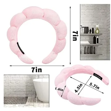 Comfortable Spa Headband for Skincare and Makeup