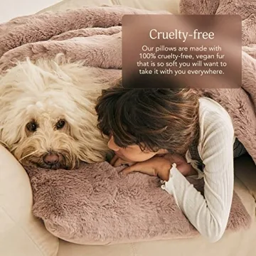 UnHide Squish Faux Fur Pillow - Extra Soft and Machine Washable