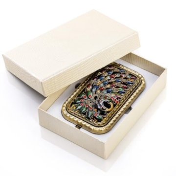 Vintage Foldable Makeup Mirror Set - Chic Gift for Her