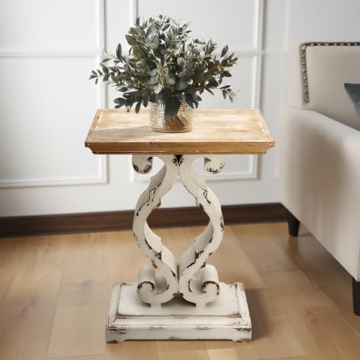 Rustic Farmhouse Accent End Table | PARISLOFT Classic Design