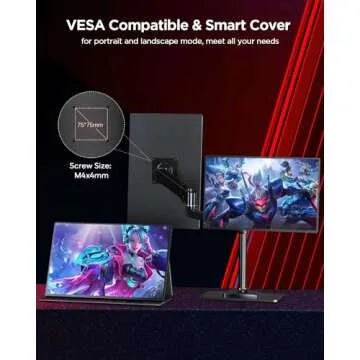 2K 120Hz Portable Gaming Monitor - UPERFECT 16"