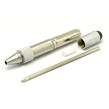 Screwdriver Pen Pocket Multi-Tool By EdgeWorks – Multi-Functional & Sturdy Aluminum DIY Tool, With Screwdriver, Stylus, Bubble Level, Ruler & Phillips Flathead Bit, Unique Gift Idea - Yellow