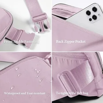 ODODOS Mini Belt Bag Convenient Crossbody for All Ages