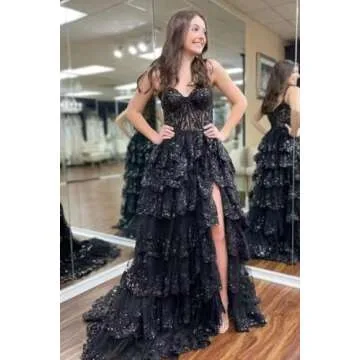 Elegant Eightale Tulle Lace Prom Dress for Special Occasions