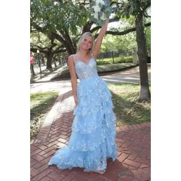 Elegant Eightale Tulle Lace Prom Dress for Special Occasions