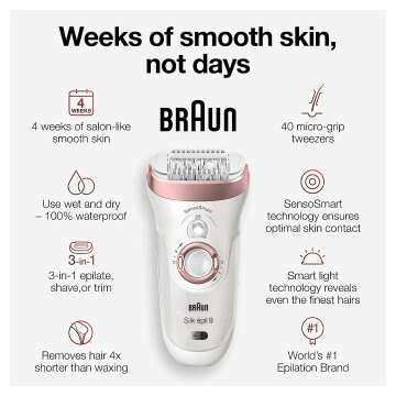 Braun Silk-épil 9: Women's Hair Removal Device & Trimmer
