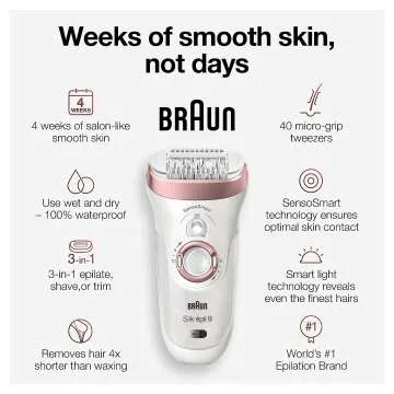 Braun Silk-épil 9: Women's Hair Removal Device & Trimmer