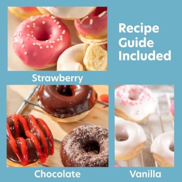 Mini Donut Maker - Bake 7 Delicious Mini Donuts Easily