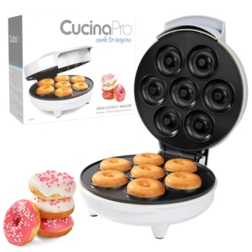 Mini Donut Maker - Bake 7 Delicious Mini Donuts Easily