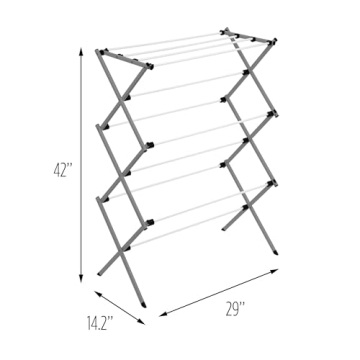 Honey-Can-Do DRY-09065 Collapsible Clothes Drying Rack Steel